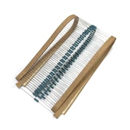 100pcs 1/4W Metal Film Resistor 1.8 2 2.2 18 20 22 180 200 220 R Ohm K M 1% 0.25W Five-color Ring Resistance 1R8 2R 2R2 18R 20R