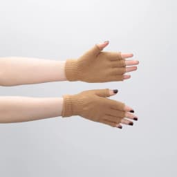 1pair Black Short Half Finger Fingerless Knit Wrist Glove Winter Warm Stretch Work Gloves for Women and Men Cycling Accessories