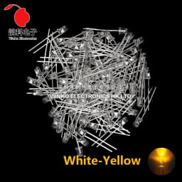 3MM 5MM Light Emitting Diodes Electronics Kit Box F3 F5 LED Diode Assorted Kit White Green Red Blue Yellow Orange