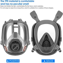 Gas Mask Acid/Organic/Ammonia 6800 Full Face Mask Respirator Paint Chemical Pesticide Laboratory Anti-dust Multifunction Filters