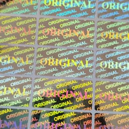 Tamper-Proof Holographic Security Label, Void Sealing Warranty Laser Sticker, Customized Logo