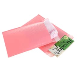 100pcs Bubble Mailers Padded Envelopes Pearl Film Gift Present Mail Envelope Bag For Book Magazine Lined Mailer Self Seal Pink