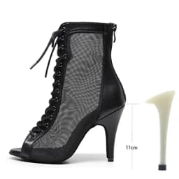 Woman High Tip Ballroom Dance Shoes Woman Ruber Insole Latino Salsa Dancing Shoes For Girls Soft Bottom Practice Latin Shoes