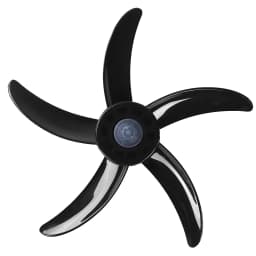 Good Packaging Household Plastic Fan Blade 5 Leaves with Nut Cover for 20 Inch Standing Pedestal Fan Table Fanner Accessory