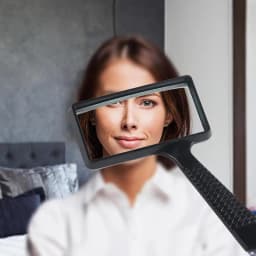 10X Handheld Magnifier Large Rectangular Handheld Rectangular Magnifier Magnifying Glass Loupe For Reading Newspaper Use
