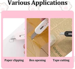 Zoecor 3/2Pcs Stationery Mini Pocket Cute Cat Paw Art Utility Knife Paper Box Cutter Small Non-Slip нож School Art Supplies Tool
