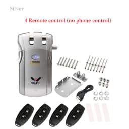 Wafu 019 Remote Control Door Lock Wireless Tuya Wifi Smart Lock Bluetooth Electronic Keyless Invisible Lock Phone Control Locks