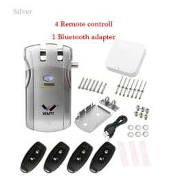 Wafu 019 Remote Control Door Lock Wireless Tuya Wifi Smart Lock Bluetooth Electronic Keyless Invisible Lock Phone Control Locks