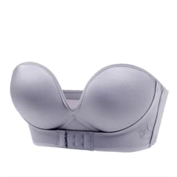 1/2 Cup Push Up Bra Front and Behind Buckle Underwear Women Sexy Deep V Strapless Stealth Brassiere Wire Free Thicken Lingerie
