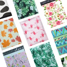 10PCS Print Poly Mailer Cloth Packaging Envelopes Self Seal Clothes Mailing bag courier shipping envelopes