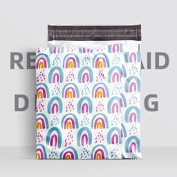 10PCS Print Poly Mailer Cloth Packaging Envelopes Self Seal Clothes Mailing bag courier shipping envelopes