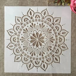 30*30cm Geometry Mandala B5 DIY Layering Stencils Painting Scrapbook Coloring Embossing Album Decorative Template