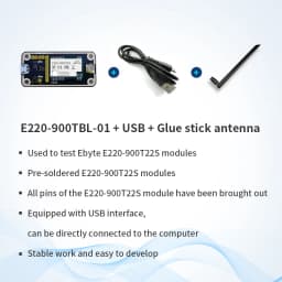 LLCC68 LoRa Module CDEBYTE E220 UART Series Module 433/868/915Mhz 22/30dBm Long Range WOR Transmitter Receiver