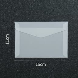 50pcs/lot Blank Translucent Envelope for Invitations Postcards European Giftbox Message Card Envelopes Wedding Business Letters