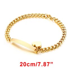 Custom Engraved Bracelets for Little Girl Gifts, Personalized Anti Allergy Stainless Steel Bar Girls Boys Jewelry
