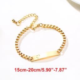 Custom Engraved Bracelets for Little Girl Gifts, Personalized Anti Allergy Stainless Steel Bar Girls Boys Jewelry