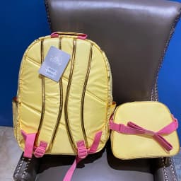 Disney Bell Backpack Girls' Slanting Handbag Children's Schoolbag Shanghai Disneyland Princess Backpack