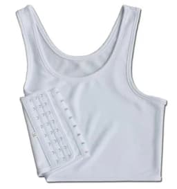 S-5XL Flat Breast Binder Les Transboy Lesbian Underwear Corset Women Side Buckle Short Vest Tank Top Shaper Bustier Chest Binder