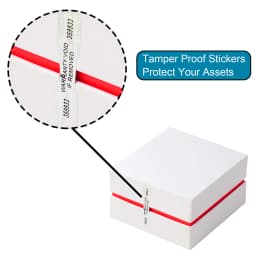 1000pcs Holographic Sealing Stickers，Tamper Proof Void  Security Label，Warranty Serial Number Sticker，Customized Logo,50mmx10mm