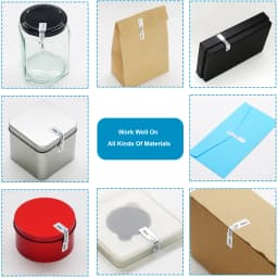1000pcs Holographic Sealing Stickers，Tamper Proof Void  Security Label，Warranty Serial Number Sticker，Customized Logo,50mmx10mm