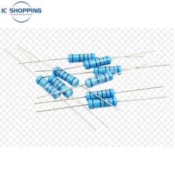 20PCS 1W Metal Film Resistor Five-color Ring Power Resistor 0.1~1M 2 4.7 10R 47 100 220 360 470 1K 2.2K 10K 22K 4.7K 100K Ohm