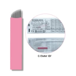 Nano Microblading Needles 0.15MM Tattoo Eyebrow Blades Microblade Embroidery Agulha Nanoneedles For 3D Hair Strokes 50PCS