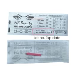 Nano Microblading Needles 0.15MM Tattoo Eyebrow Blades Microblade Embroidery Agulha Nanoneedles For 3D Hair Strokes 50PCS