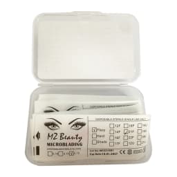 Nano Microblading Needles 0.15MM Tattoo Eyebrow Blades Microblade Embroidery Agulha Nanoneedles For 3D Hair Strokes 50PCS