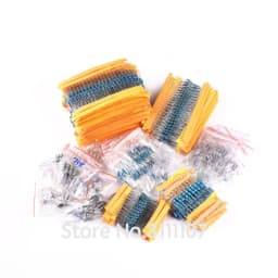 50PCS/LOT 1W 1% Metal film resistor 1% 1R ~ 1M 2R 10R 22R 47R 100R 330R 1K 4.7K 10K 22K 100K 470K 51 22 47 330 ohm resistance