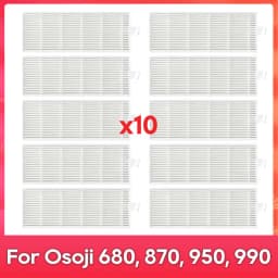 Fit For ( Osoji 680, 870, 950, 990 ) Robot Vacuum Cleaner Spare Parts Main Side Brushes Hepa Filter Mop Cloth Rag
