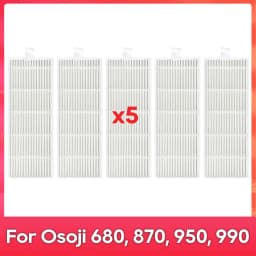Fit For ( Osoji 680, 870, 950, 990 ) Robot Vacuum Cleaner Spare Parts Main Side Brushes Hepa Filter Mop Cloth Rag