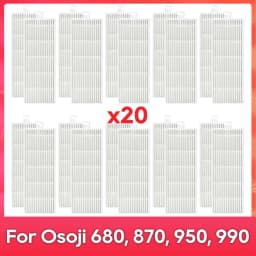 Fit For ( Osoji 680, 870, 950, 990 ) Robot Vacuum Cleaner Spare Parts Main Side Brushes Hepa Filter Mop Cloth Rag