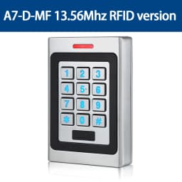 Door Access Control Keypad RFID Reader 2000 User Wiegand Input+Output Electric Lock Outdoor Waterproof Doorbell IP67 Zinc Alloy