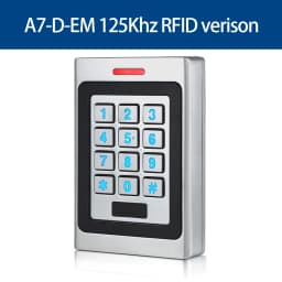 Door Access Control Keypad RFID Reader 2000 User Wiegand Input+Output Electric Lock Outdoor Waterproof Doorbell IP67 Zinc Alloy