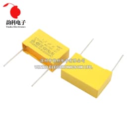 10pcs 275VAC X2 Safety capacitor 275V 10mm 15mm 22.5mm 27.5mm 0.022UF 0.047UF 0.1UF 0.22UF 0.47UF 0.68UF 1UF Polypropylene film