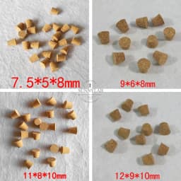 10pcs or 100pcs Top DIA 7.5mm to 30mm Wooden Cork Lab Test Tube Stopper Kettle Pudding Bottle Cork Cap Burette Tube Wood Plug