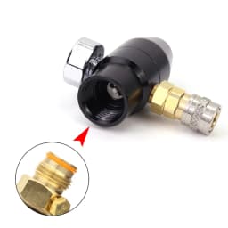 HPA Low Pressure Regulator Micro CO2 Regulator Remote Line Output Pressure 0-150psi With US Foster Coupler 300PSI Gauge