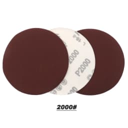 25 PCS 6 Inch 150MM Flocking Sandpaper Wet Dry Hook and Loop Sanding Disc 1000 /2000 /3000/4000 5000 Grits for Sanding Polishing