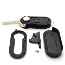 Cocolockey Smart Key for Car Key Shell Case Fob for FIAT 500 Panda Punto Bravo Ducato Stilo Remote Auto Key 3 Button SIP22 Blade