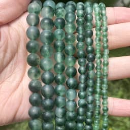Natural Matte Jaspers Frosted Amazonite Agates Jades Quartz Turquoises Stone Round Spacer Bead For Jewelry Making Bracelet