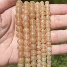 Natural Matte Jaspers Frosted Amazonite Agates Jades Quartz Turquoises Stone Round Spacer Bead For Jewelry Making Bracelet