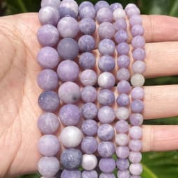 Natural Matte Jaspers Frosted Amazonite Agates Jades Quartz Turquoises Stone Round Spacer Bead For Jewelry Making Bracelet