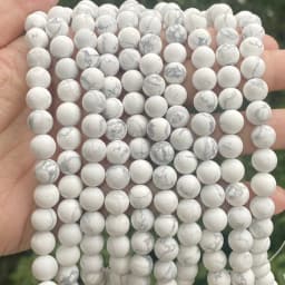 Natural Matte Jaspers Frosted Amazonite Agates Jades Quartz Turquoises Stone Round Spacer Bead For Jewelry Making Bracelet