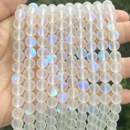 Natural Matte Jaspers Frosted Amazonite Agates Jades Quartz Turquoises Stone Round Spacer Bead For Jewelry Making Bracelet