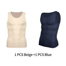 Mens Slimming Body Shaper Vest Shirt Abs Abdomen Slim Gym Workout Tummy Control Compression Tank Top Sleeveless Shapewear
