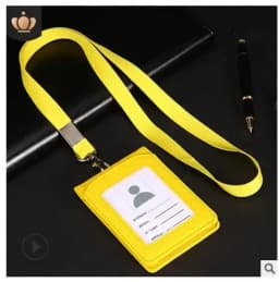 Card Holder Neck Strap with Lanyard Badge Holder Staff ID Card Bus ID Holders Stationary Papelaria Office Card Holder Supplies