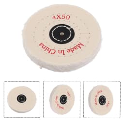 50-200mm Cloth Buffing Polishing Wheel Cotton Lint Cloth Arbor Buffer Grinder Pad 150 Gold Silver Jewelry Mirror Polishing Wheel