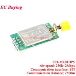 1-5Pcs E01-2G4M27D E01-ML01DP5 E01-2G4M27SX EByte NRF24L01P NRF24L01 PA LNA Long Range 2.4GHz SPI DIP IoT Wifi Wireless Module