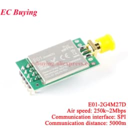 1-5Pcs E01-2G4M27D E01-ML01DP5 E01-2G4M27SX EByte NRF24L01P NRF24L01 PA LNA Long Range 2.4GHz SPI DIP IoT Wifi Wireless Module