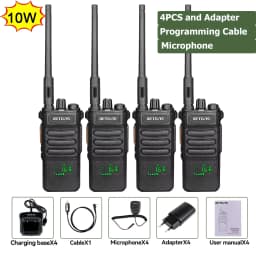Retevis RT86 Walkie Talkie Professional Two Way Radio Long Range Type-C Communication Radio for Outdoor Business Farm